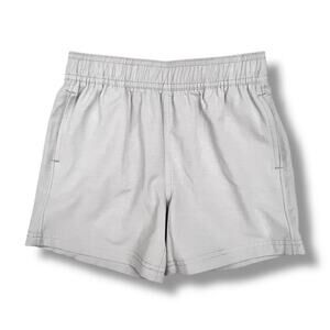 Faherty Boys Shorts Size 5 Gray Stone All Day Short Elastic Waist Pocket New